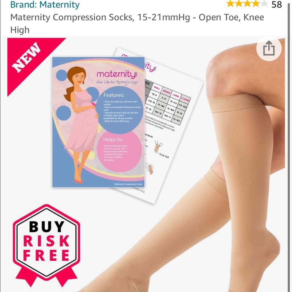 New Without Original Packaging Maternity Compression Socks